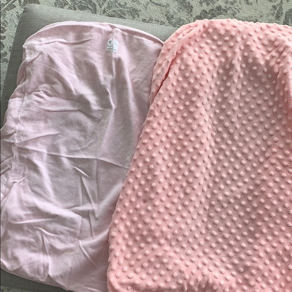 Pink Change Pad Covers - bundle of 2! - Picture 2 of 5